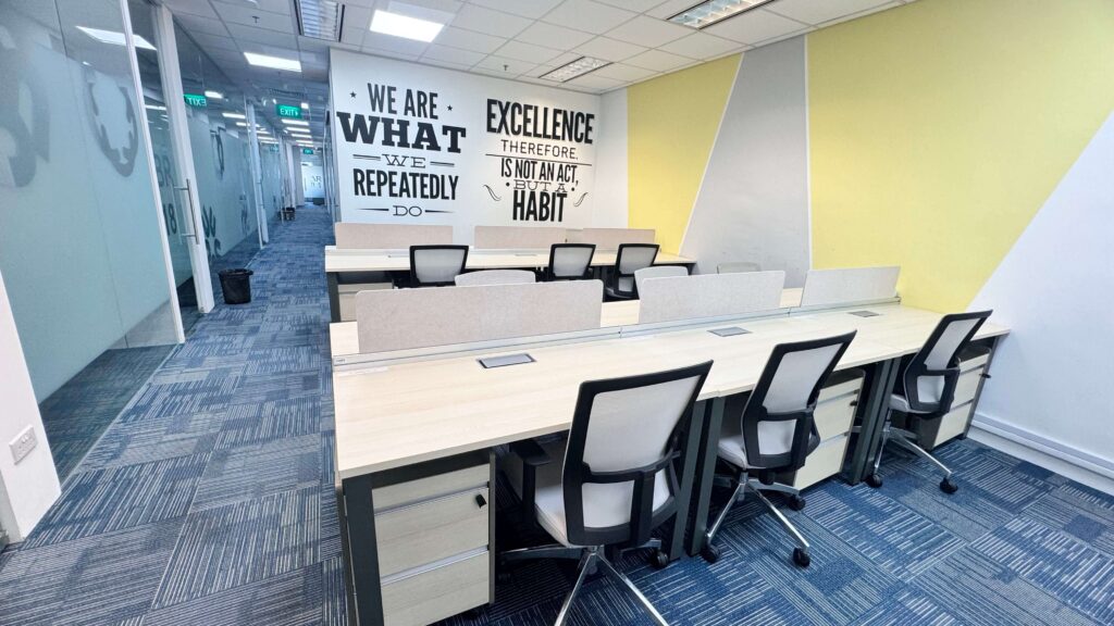 A vibrant coworking space designed for productivity and inspiration.
